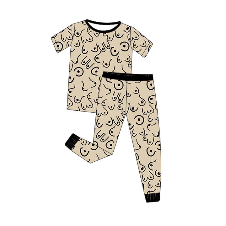 EAT LOCAL | Two-Piece Short Sleeve Pajama Set