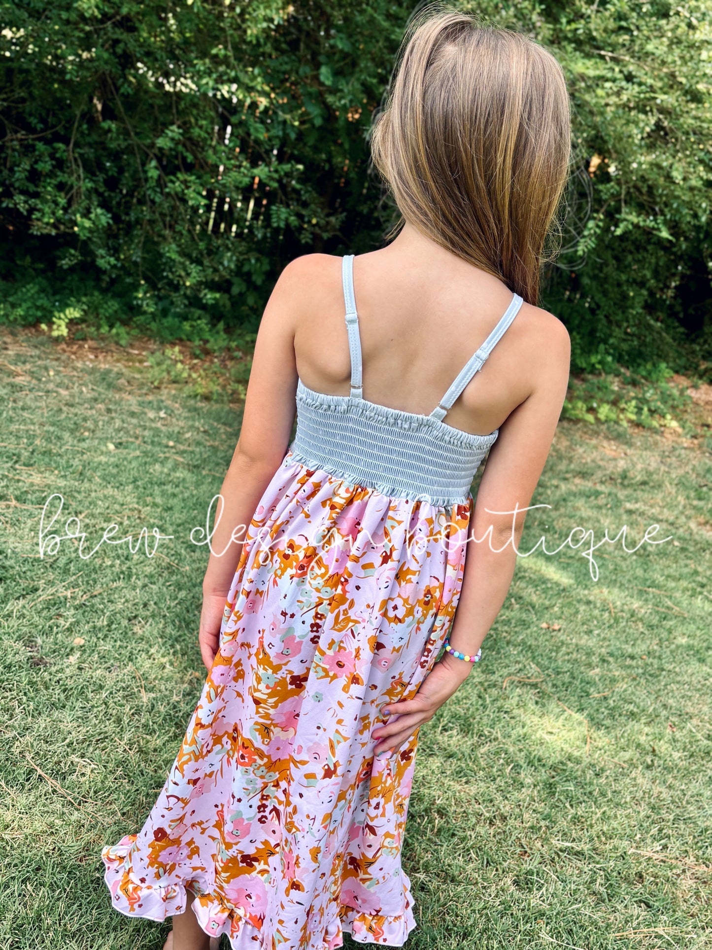 SH // Girls Floral Maxi Dress