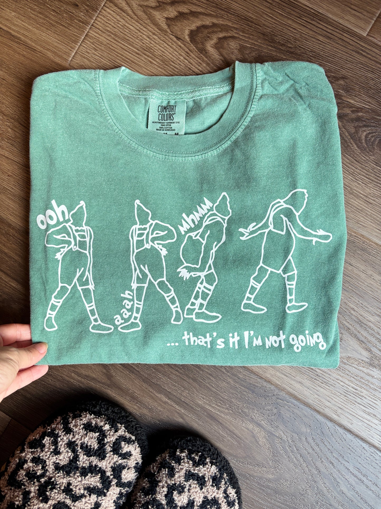 … that’s it I’m not going (tee)